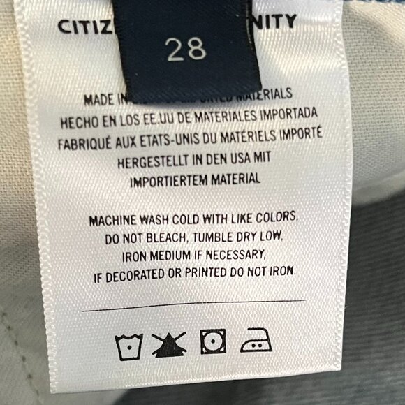 Citizens of Humanity premium vintage jeans size 28 button fly distressed - Picture 12 of 14